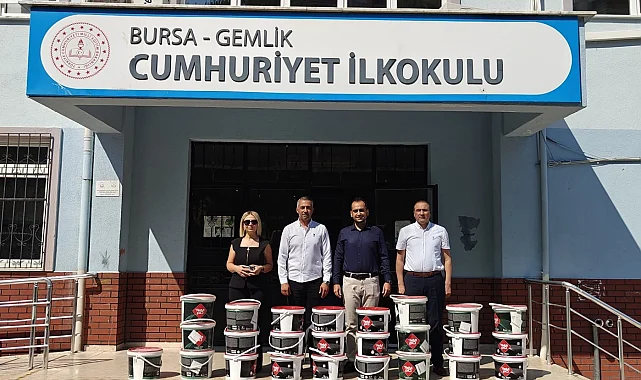 Bursa Gemlik'te eğitime renkli destek