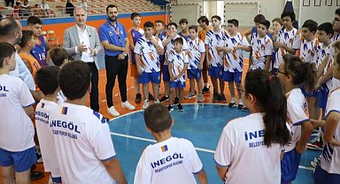 Bursa İnegöl'de yaz spor okullarında 1.792 çocuk sporla buluştu