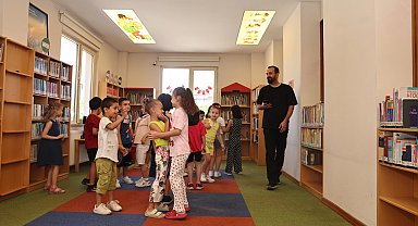 Bursa Nilüfer'de anneler ve çocuklar kütüphanelerde buluşuyor
