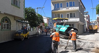 Bursa Osmangazi'nin yollarında yoğun mesai