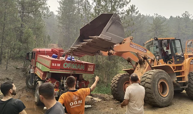Bursa'da İnegöl'ün dayanışma ruhu yangın bölgesinde