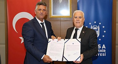 Bursalı üreticiye Büyükşehir'den ekipman desteği... Protokol imzalandı