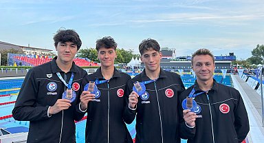 Bursalı yüzücü Özgür Yonca, Avrupa üçüncüsü