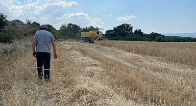 Büyükşehir'den kırsaldaki üreticilere biçerdöver desteği