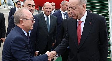 Cumhurbaşkanı Erdoğan Azerbaycan'da