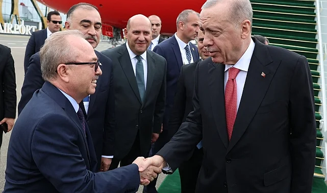 Cumhurbaşkanı Erdoğan Azerbaycan'da