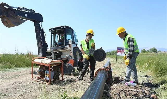 DESKİ'den Kale'ye temiz ve sürekli içme suyu hattı