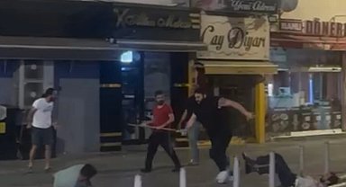 Düzce Şerefiye'de sokak ortasında çıkan kavga şaşırttı!