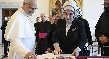 Emine Erdoğan'dan Vatikan'da önemli temaslar