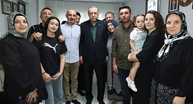 Erdoğan 15 Temmuz Şehidinin Ailesini Unutmadı