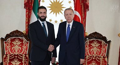 Erdoğan'dan Şara'ya: İsrail'in Suriye'ye saldırıları kabul edilemez