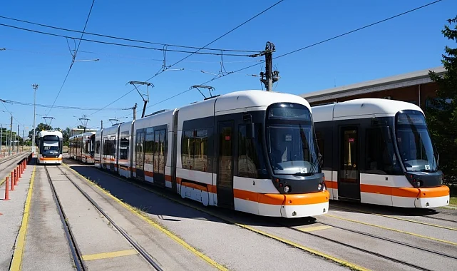 Eskişehir'de gece tramvay seferlerine iki gecelik ara