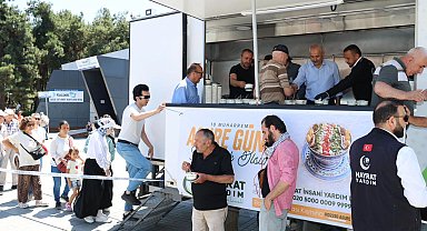 Gebze'de aşure bereketi! Başkan Büyükgöz vatandaşlarla buluştu