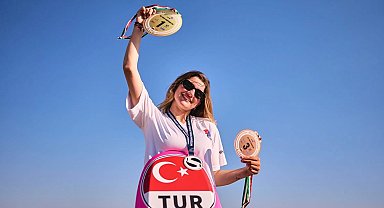 Genç sporcu Derin Deniz'den Avrupa şampiyonluğu