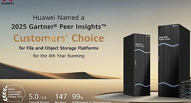 Huawei, üst üste 4. kez Dosya ve Nesne Depolama Platformları kategorisinde 2025 Gartner Peer Insights müşterilerinin tercihi seçildi