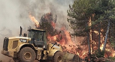İnegöl’ün Dayanışma Ruhu Yangın Bölgesinde