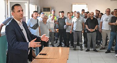 İzmir Bornova'da emekçilere anlamlı ziyaret