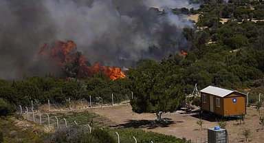 İzmir İtfaiyesi, Çeşme'nin dört bir yanında görevde