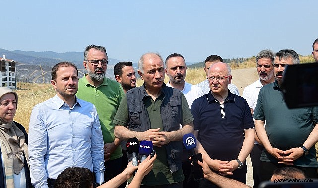 Kestel'de Orman Yangınına Karşı Örnek Mücadele