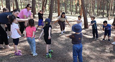 Kocaeli İzmit'te çocuklar doğayla buluştu