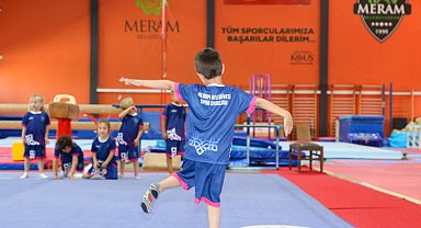 Konya Meram'da yaz spor coşkusu