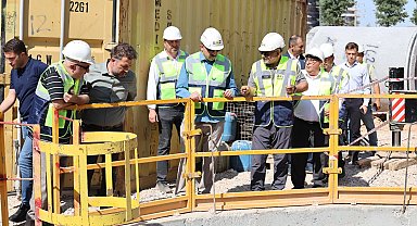Konya'da Başkan Altay'dan su temini çalışmalarına inceleme