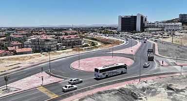 Konya'da giriş çıkışlar daha güvenli hale getirildi