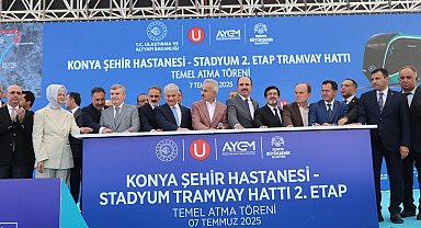 Konya'ya yeni tramvay hattı... Konya'nın raylı sistem ağı genişliyor