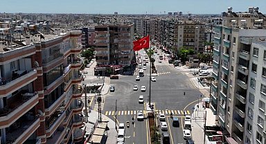 Mersin Tarsus Cetvel Kavşağı yenilendi