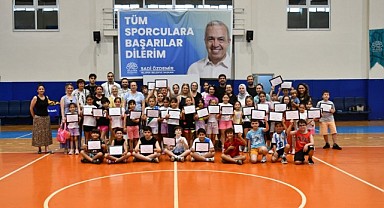 Nilüfer Yaz Spor Okulları’nda sertifika heyecanı