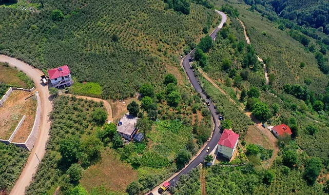 Ordu'da ulaşım konforu 2,5 kilometrelik yolla artıyor