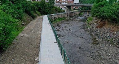 Ordu'nun Gözdesi Ilıca'da yeni yürüyüş yolu turizme değer katıyor