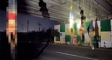 Otoyolda korkunç manzara!