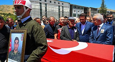 Şehit Uyanık'a Bitlis'te son görev