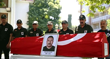 Yangın Şehidi İçin Gözyaşları Sel Oldu