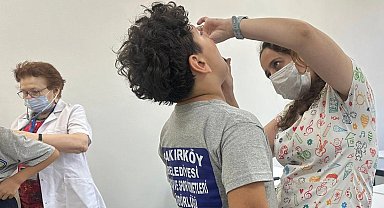 Yaz Spor Okulu öğrencilerine sağlık kontrolü