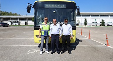 Adıyaman Belediyesi'ne hibe edilen otobüs yola çıktı