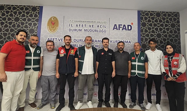 AFAD platform üyesi derneklere teşekkür