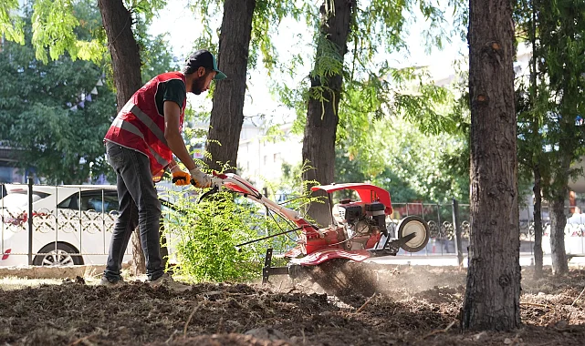 Ankara Keçiören'de park ve bahçelere estetik dokunuş