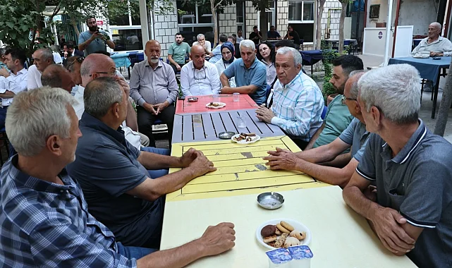 Başkan Şadi Özdemir, Akçalar Mahallesi'nde vatandaşlarla buluştu