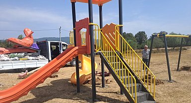 Bilecik'te çocuklara büyük müjde: 14 köye yeni oyun parkı
