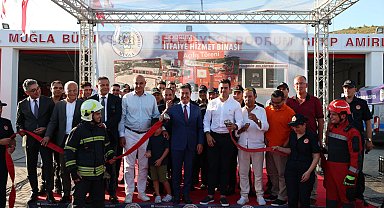 Bodrum'da yeni itfaiye binası hizmete girdi