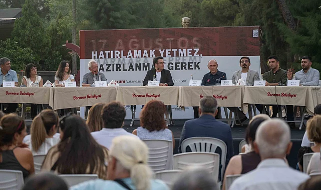 Bornova'da ortak afet bilinci buluşması