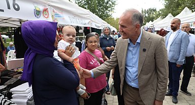 Bursa İnegöl'de 4. Hanımeli Alışveriş Şenliğine yoğun ilgi