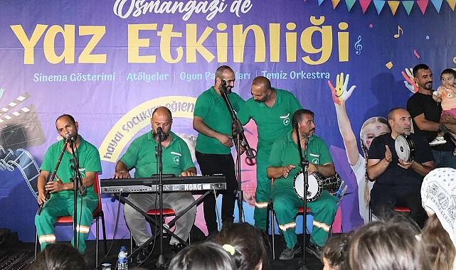 Bursa Osmangazi'de yaz etkinlikleri dolu dolu geçiyor