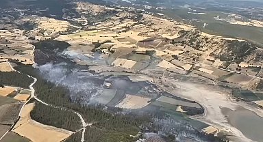 Bursa Yenişehir'deki orman yangını kontrol altındd