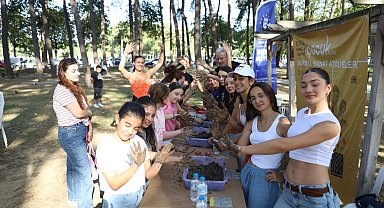 Bursalı çocuklar sanatla doğayı keşfetti