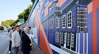 Bursa'nın turizm haritası duvarlarda canlanıyor