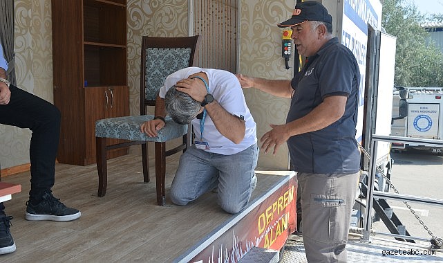 BUSKİ çalışanlarına deprem eğitimi