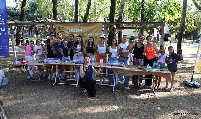 Çocuklar sanatla doğayı keşfetti
